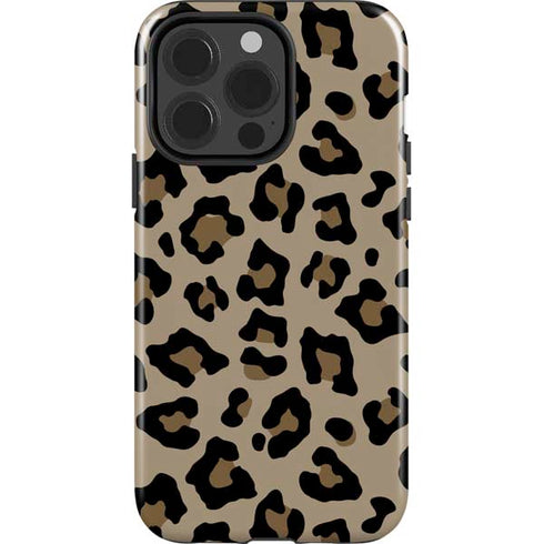 Leopard Print iPhone 15 Pro Impact Case